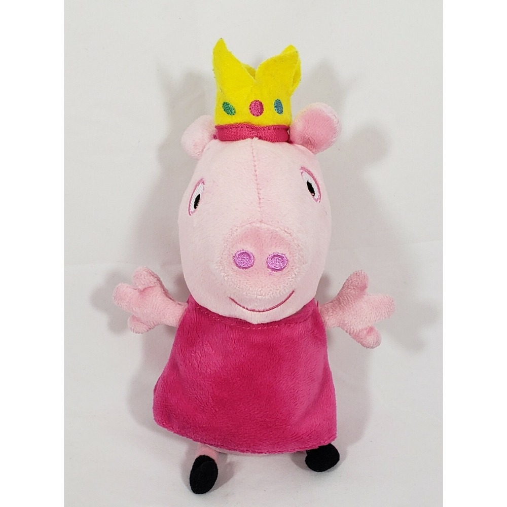 Princess Crown Peppa Pig Talking Oink Plush Stuffed Animal Toy Doll Figure 9"
